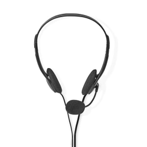 Nedis PC-kuulokkeet | On-Ear-Kuulokkeet | 2 x 3,5 mm:n Liittimet | 2,0 m | Musta